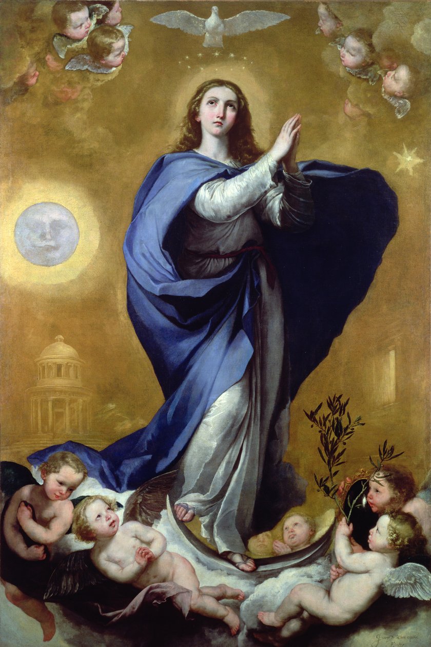 Niepokalane Poczęcie, 1637 autorstwa Jusepe de Ribera