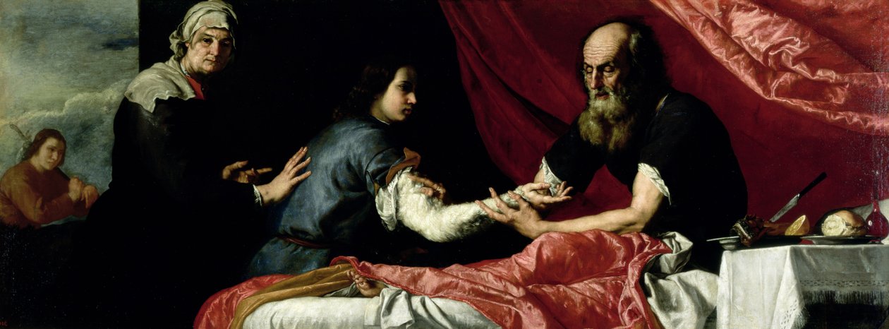 Izaak błogosławi Jakuba, 1637 autorstwa Jusepe de Ribera