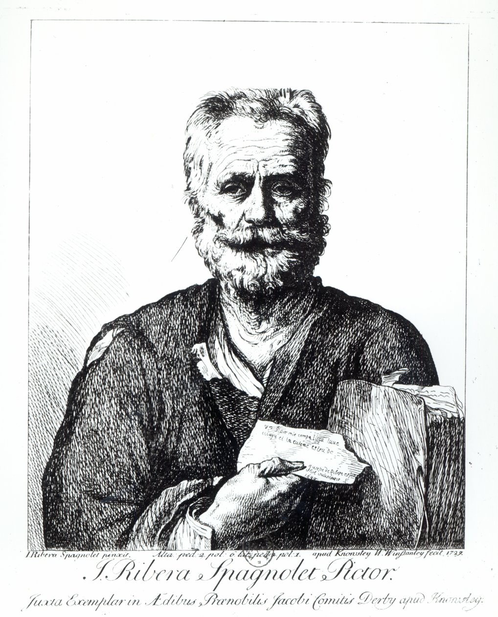 Autoportret, 1729 autorstwa Jusepe de Ribera