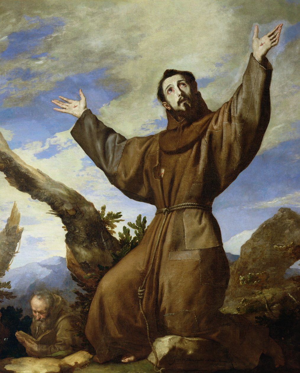 Św. Franciszek z Asyżu (ok.1182-1220) 1642 autorstwa Jusepe de Ribera