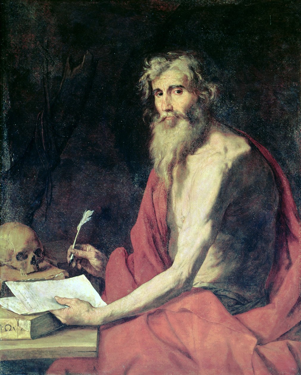 Św. Hieronim autorstwa Jusepe de Ribera