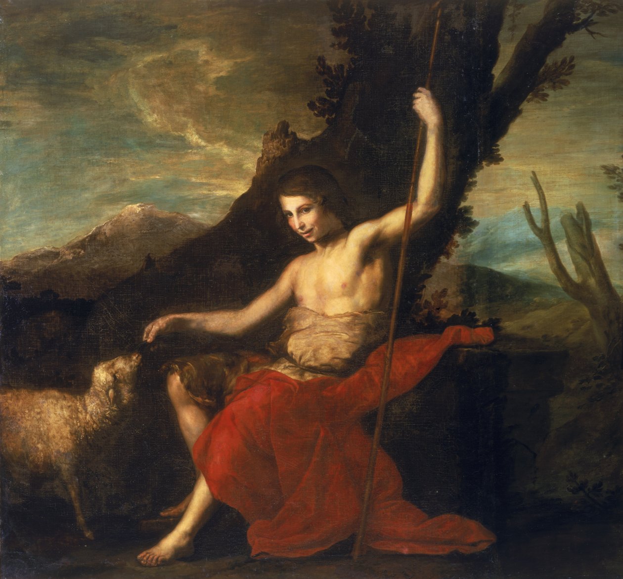 Św. Jan Chrzciciel na pustkowiu autorstwa Jusepe de Ribera