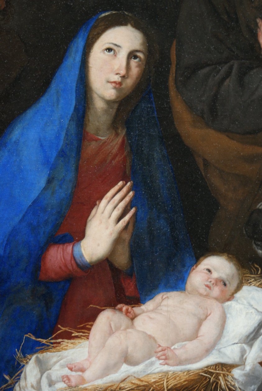 Adoracja pasterzy autorstwa Jusepe de Ribera