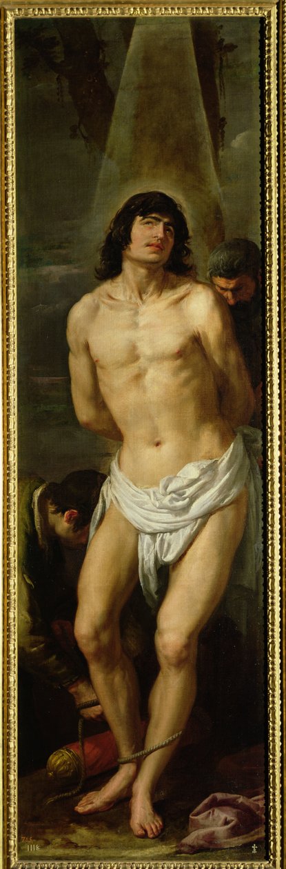 Św. Sebastian, przed 1653 r. autorstwa Jusepe or Jose Leonardo