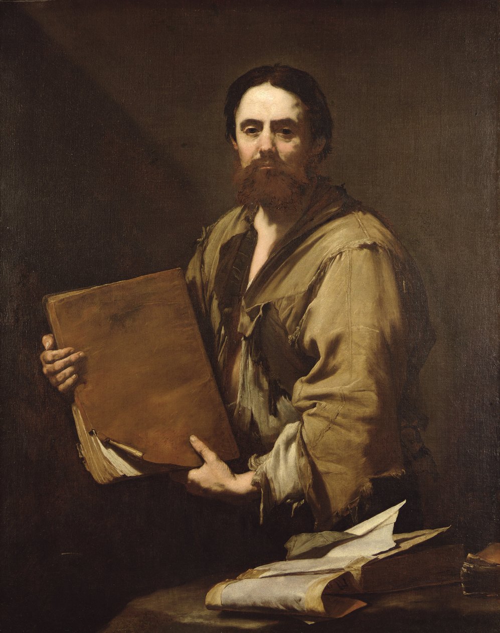 Filozof, ok. 1630 (olej na płótnie) autorstwa Jusepe de (1591 1652) Ribera