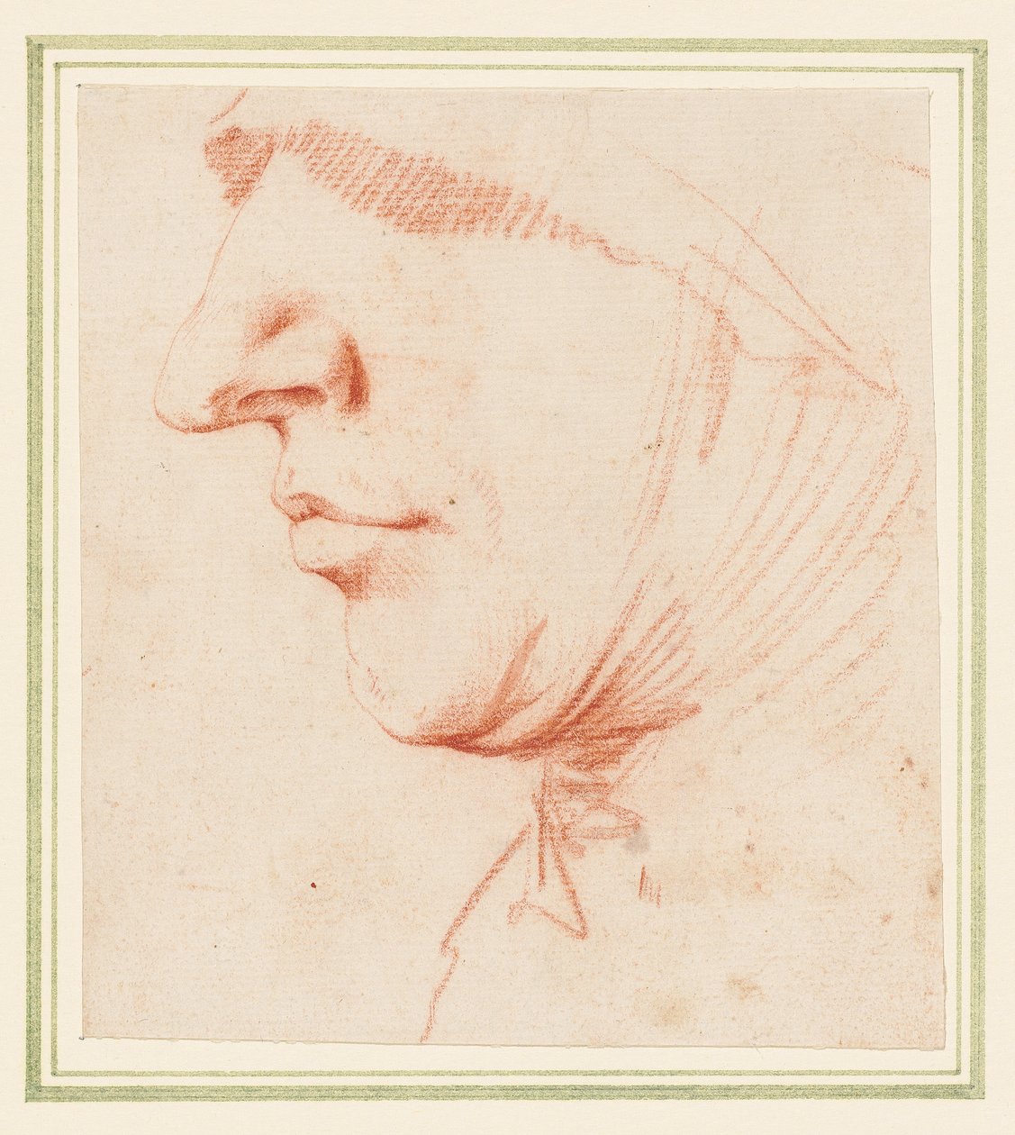 Głowa mężczyzny z profilu autorstwa Jusepe de (1591 1652) Ribera