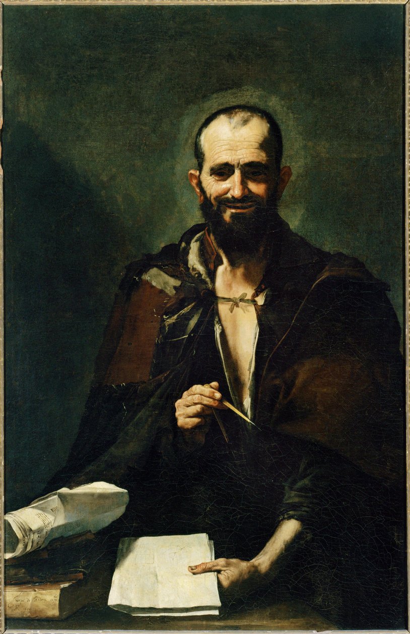 Archimedes ... (obraz na płótnie) autorstwa Jusepe de (1591 1652) Ribera