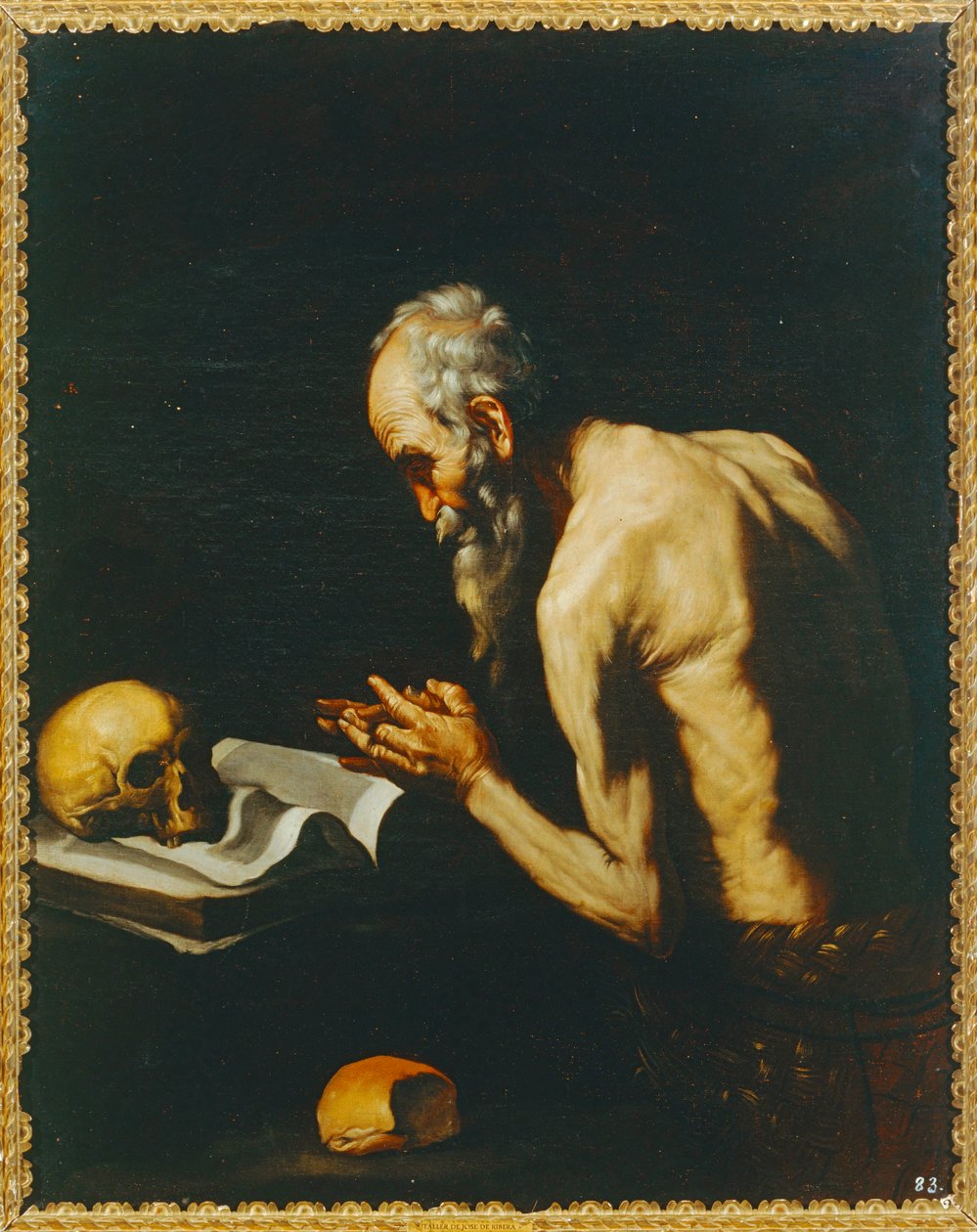 Kopia według Ribery. Święty Paweł Pustelnik. 10014690 ... autorstwa Jusepe de (1591-1652) Ribera