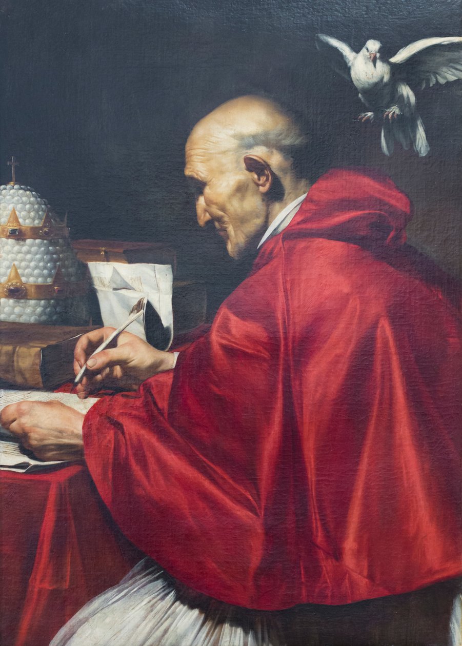 Święty Grzegorz Wielki autorstwa Jusepe de (1591 1652) Ribera