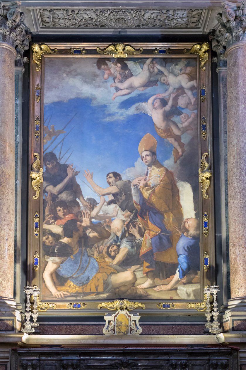 San Gennaro sai ileso da fornalha autorstwa Jusepe de (1591 1652) Ribera
