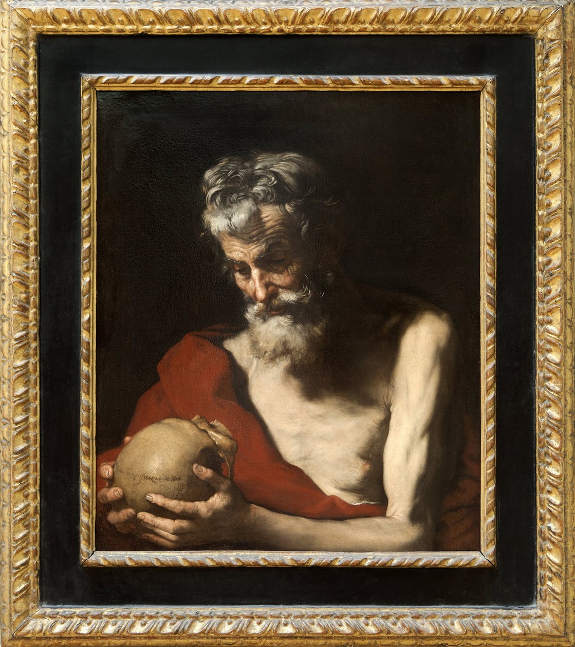 Święty Hieronim (olej na płótnie) autorstwa Jusepe de Ribera