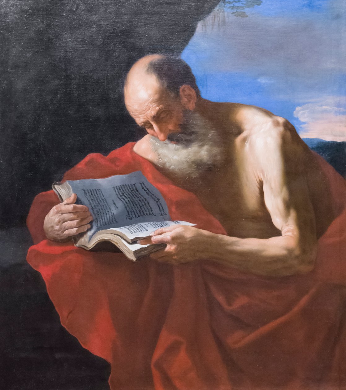 Święty Hieronim autorstwa Jusepe de (follower of) Ribera