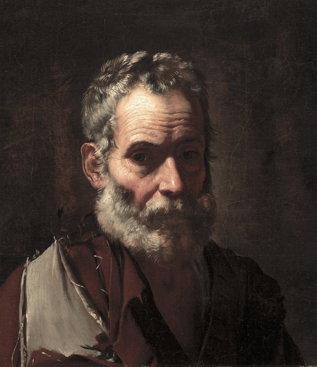 Stary człowiek, ok. 1635 autorstwa Jusepe de Ribera