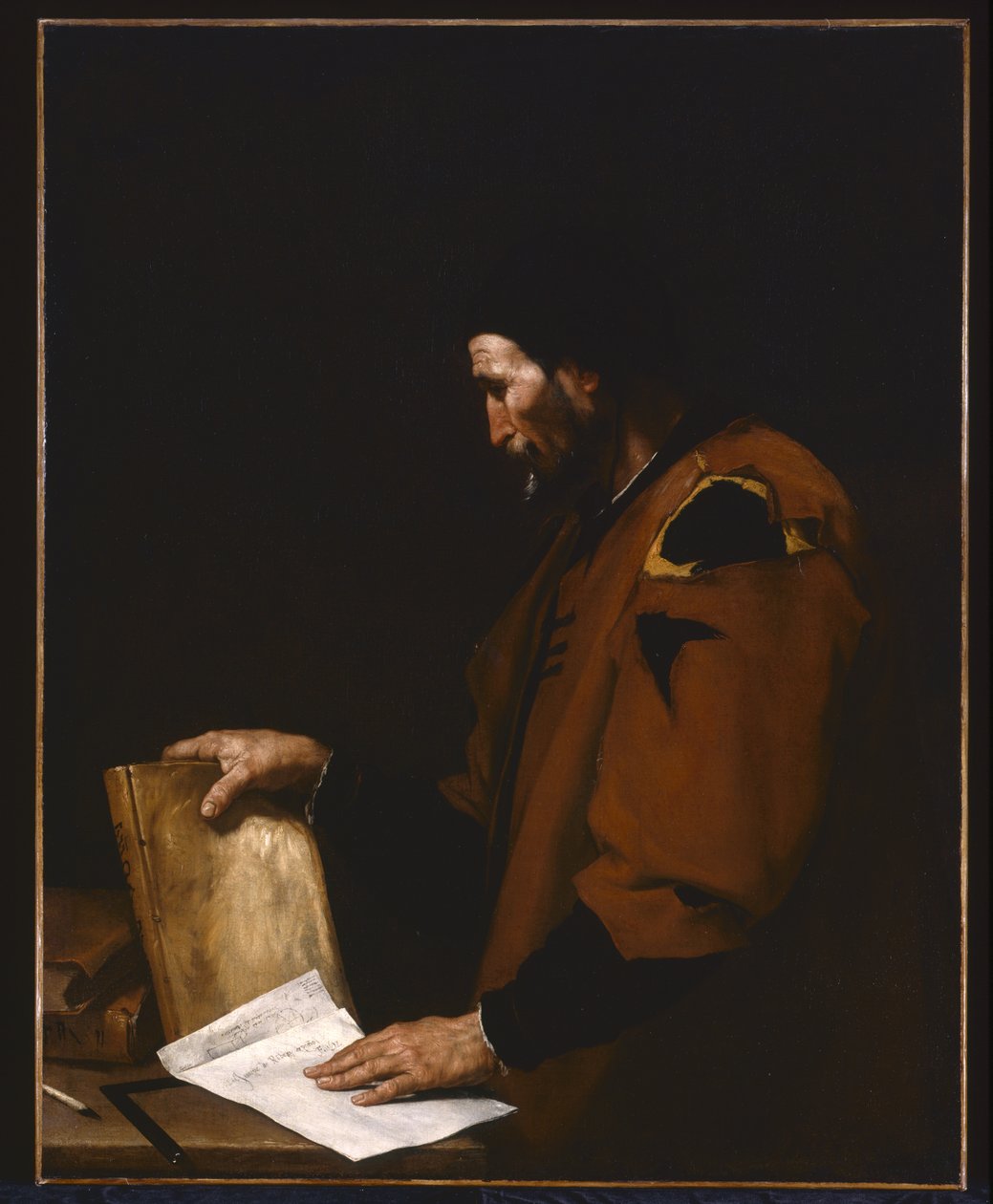 Arystoteles (olej na płótnie) autorstwa Jusepe de Ribera