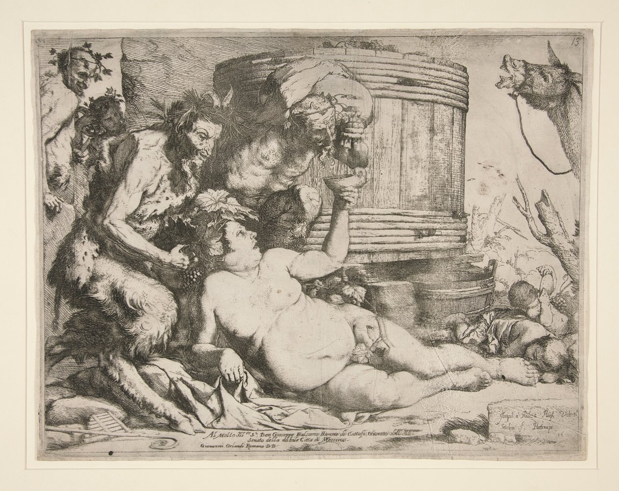 Bachana (Pijany Silenus) autorstwa Jusepe de Ribera