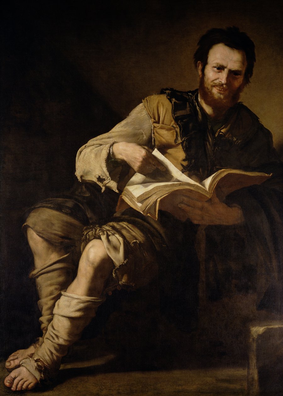 Demokryt (ok.460-ok.370 pne) autorstwa Jusepe de Ribera