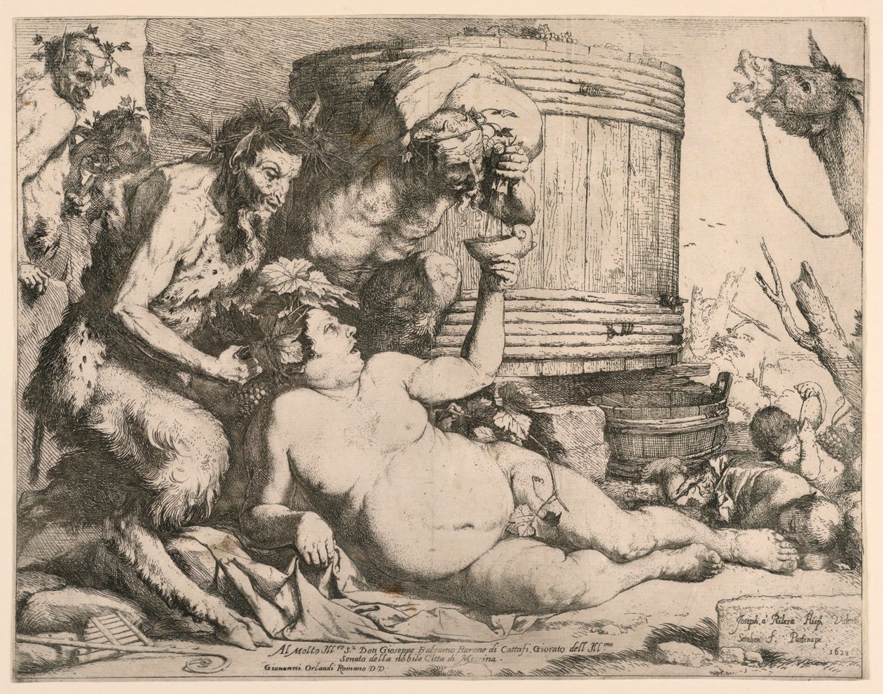 Pijany Silenus autorstwa Jusepe de Ribera