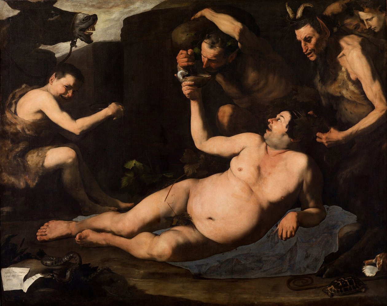 Pijany Silenus autorstwa Jusepe de Ribera