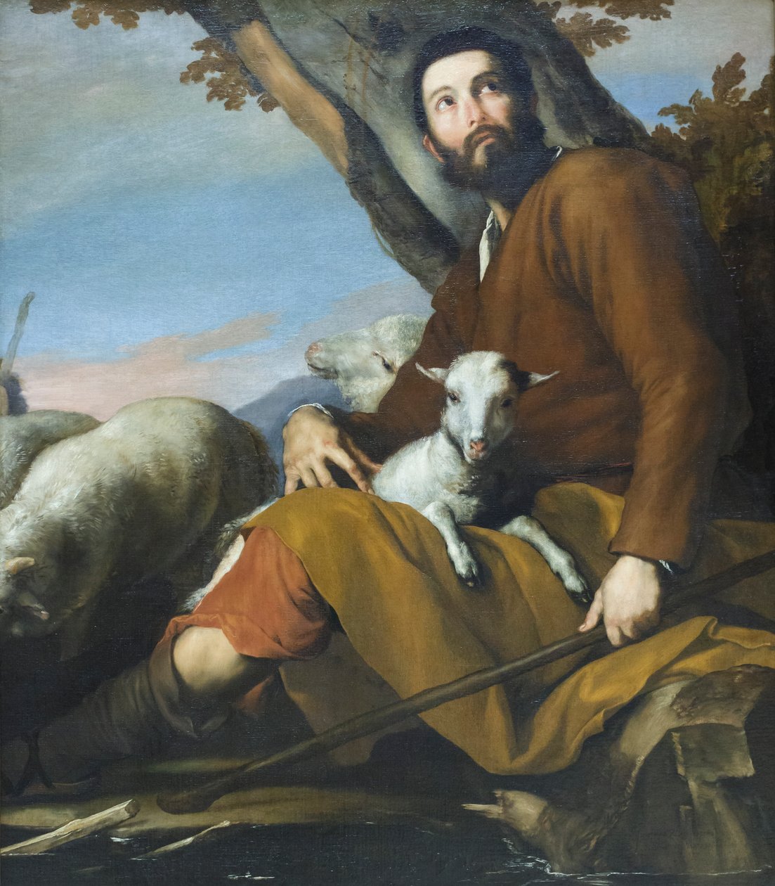 Jakub z trzodą Labana, ok. 1638 (olej na płótnie) autorstwa Jusepe de Ribera