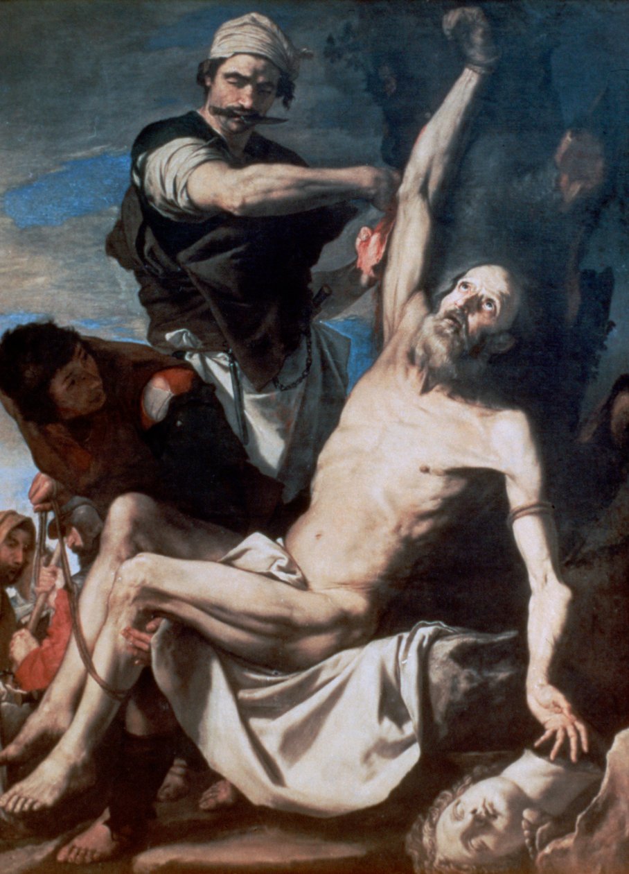 Męczeństwo św. Bartłomieja, 1644 autorstwa Jusepe de Ribera