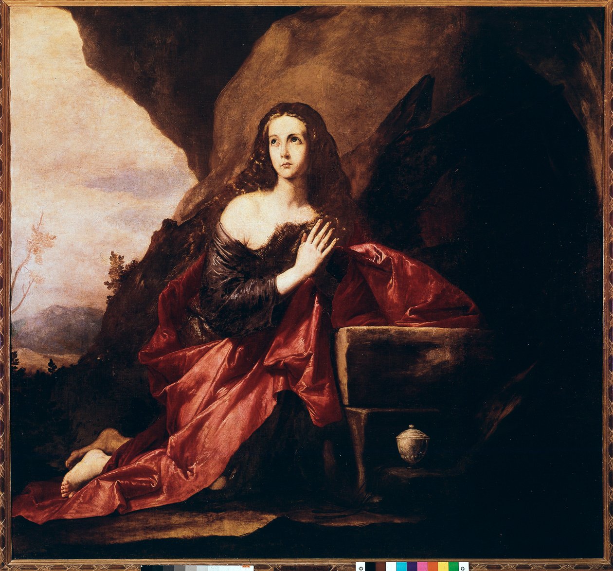 Modląca się Maria Magdalena (olej na płótnie) autorstwa Jusepe de Ribera