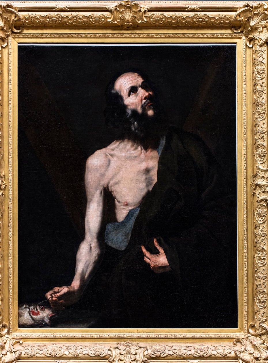 Saint André (olej na płótnie) autorstwa Jusepe de Ribera