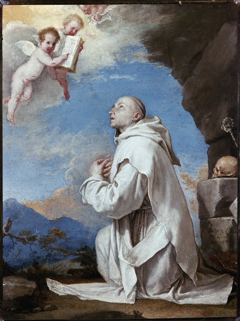 Święty Bruno (Bruno Kartuz, Bruno z Kolonii) autorstwa Jusepe de Ribera