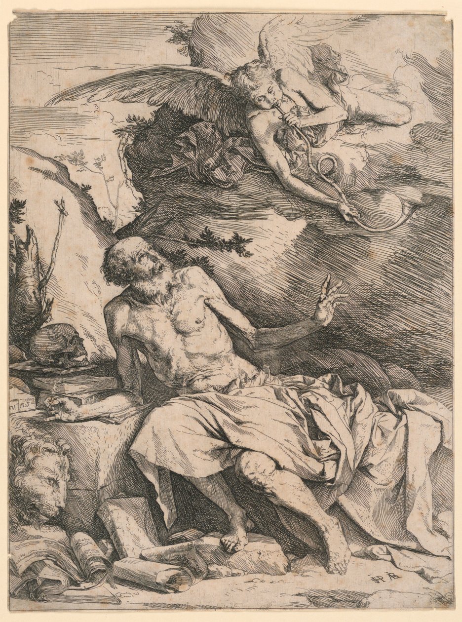 Święty Hieronim autorstwa Jusepe de Ribera