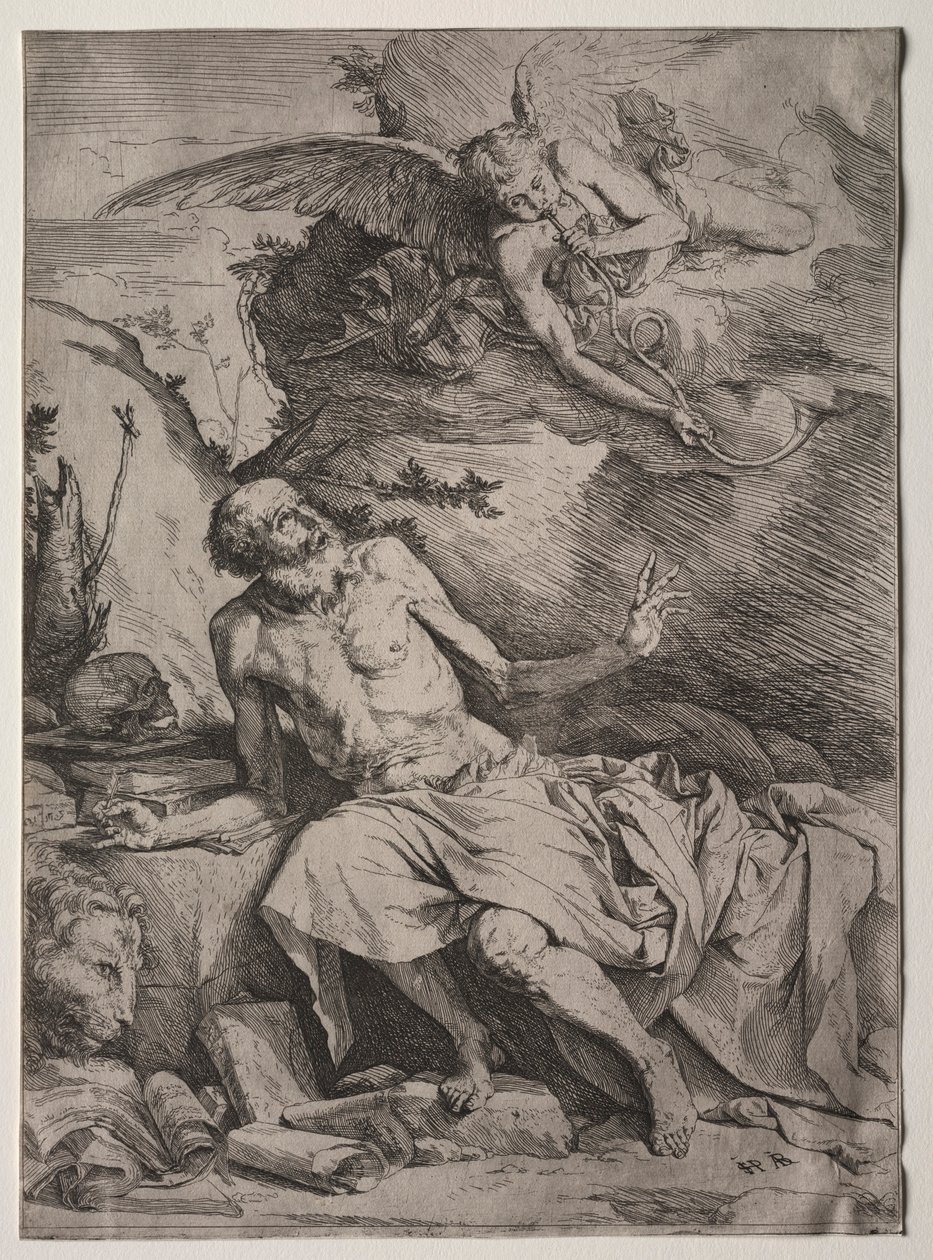 Święty Hieronim. autorstwa Jusepe de Ribera