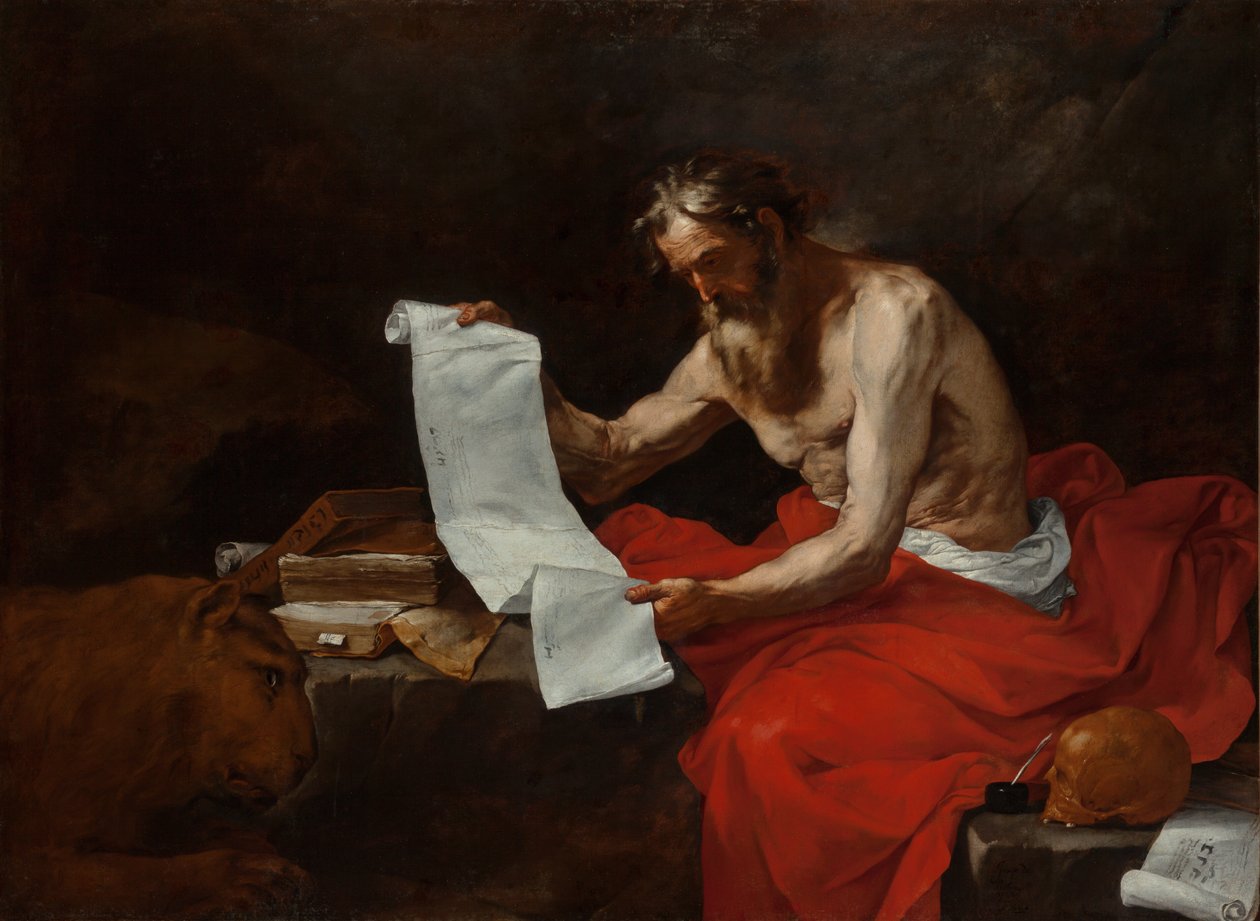 Święty Hieronim, 1646 r autorstwa Jusepe de Ribera
