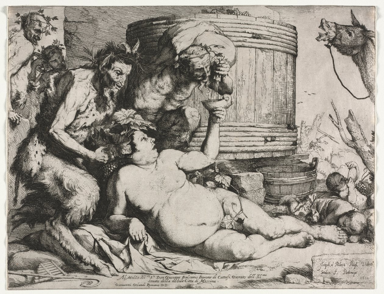 Silenus, 1628 autorstwa Jusepe de Ribera