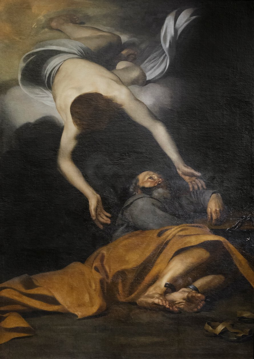 Święty Piotr uwolniony z więzienia autorstwa Jusepe de Ribera