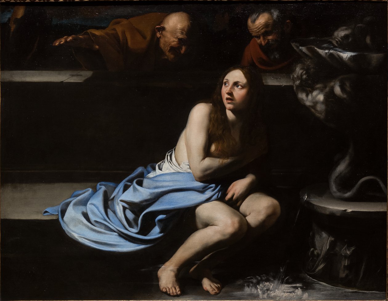 Zuzanna i starsi autorstwa Jusepe de Ribera