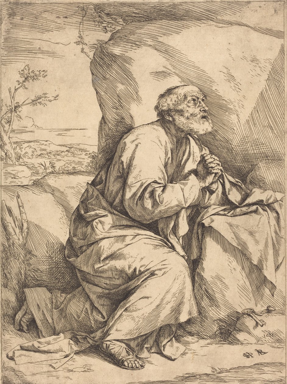 Pokuta św. Piotra autorstwa Jusepe de Ribera