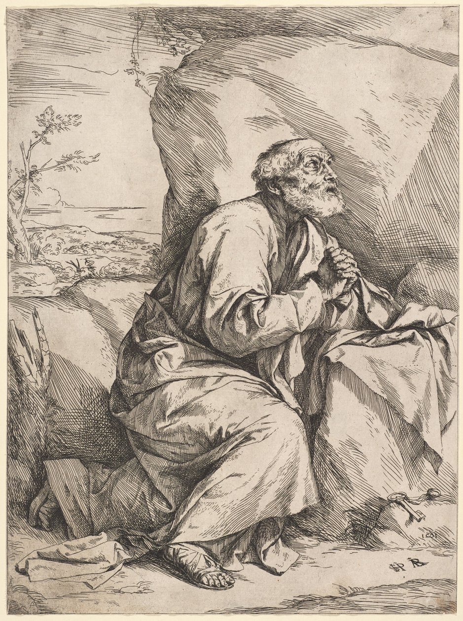 Pokuta św. Piotra autorstwa Jusepe de Ribera