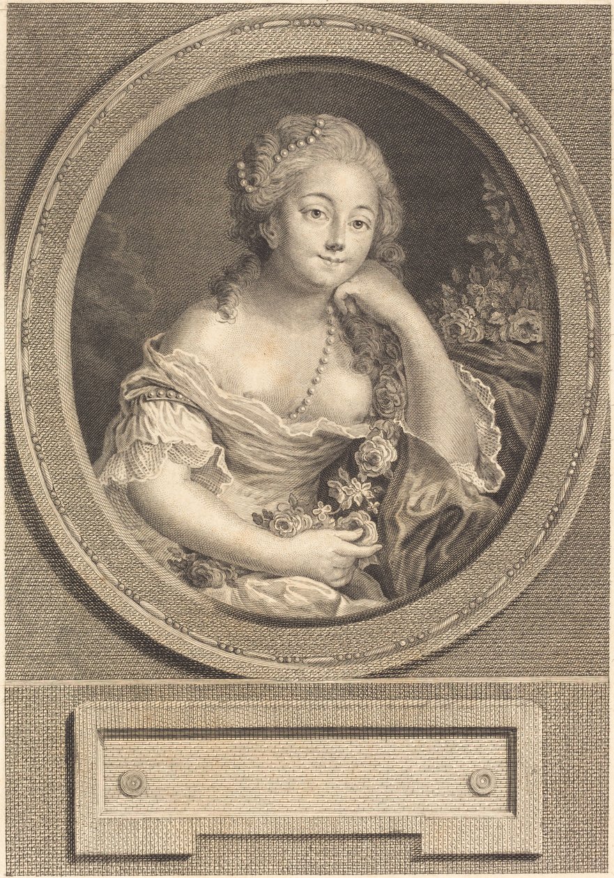 Lekka szata autorstwa Juste Chevillet after Pierre Antoine Baudouin