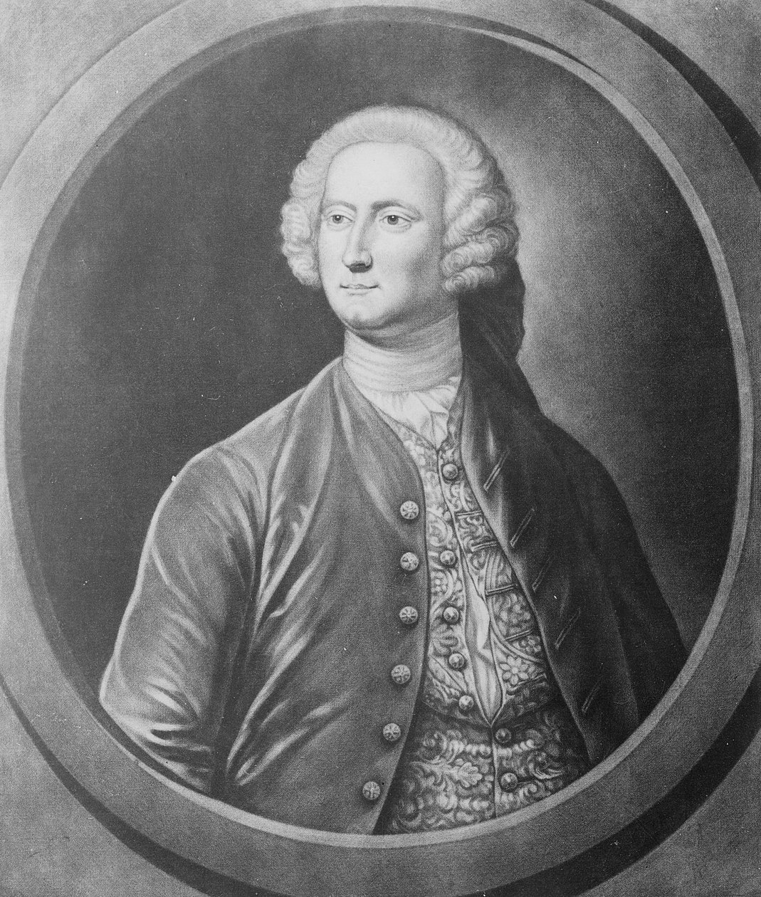 Honble James Annesley Esq, grawerowane przez Johna Brooksa, ok. 1746-56 (mezzotinta) autorstwa Justin Stevens