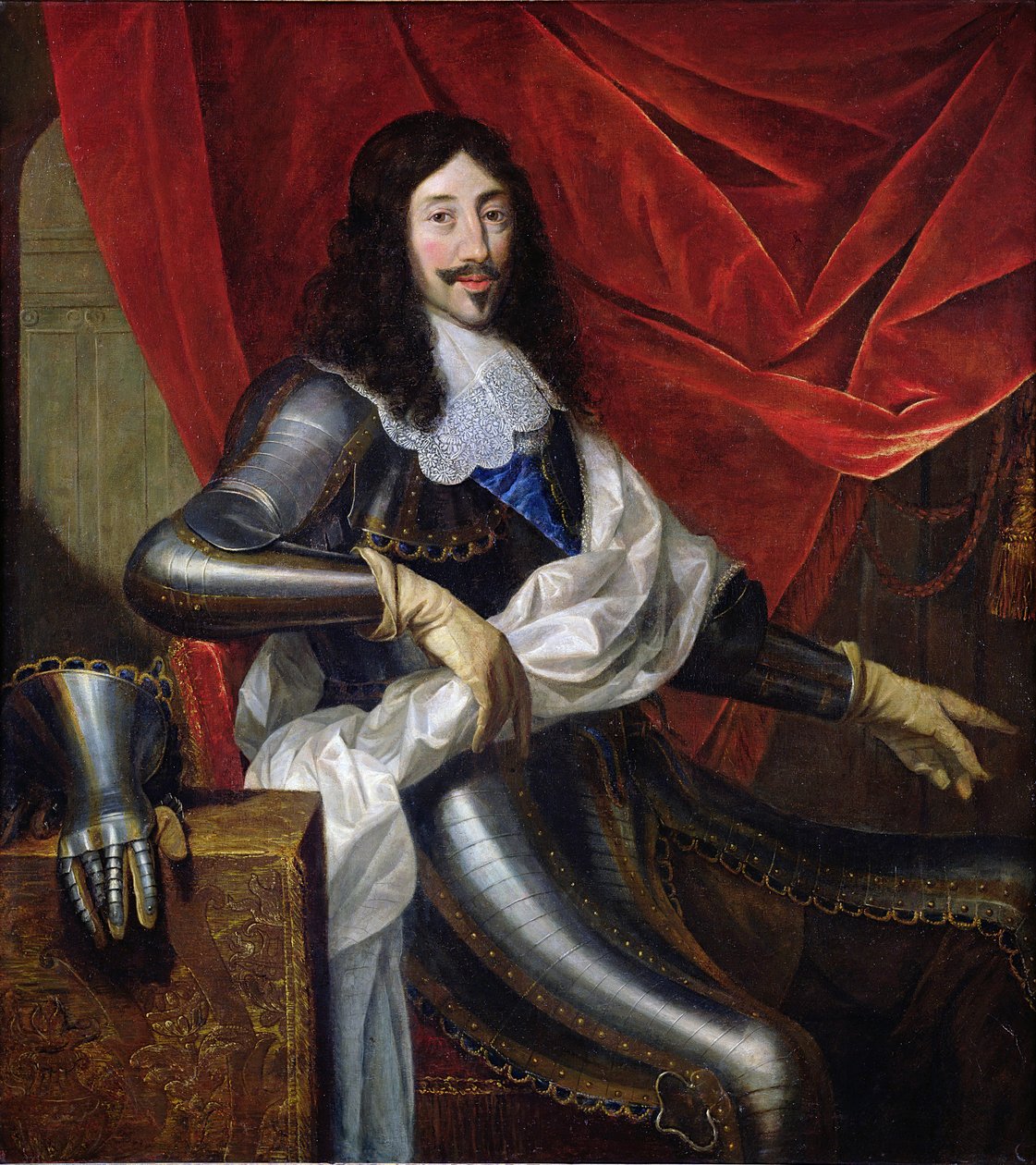 Ludwik XIII (1601-43) król Francji i Nawarry, po 1630 autorstwa Justus van Egmont