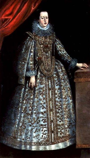 Portret Eleonory Gonzagi (1598-1633), po 1621 (olej na płótnie) autorstwa Justus (after) Sustermans