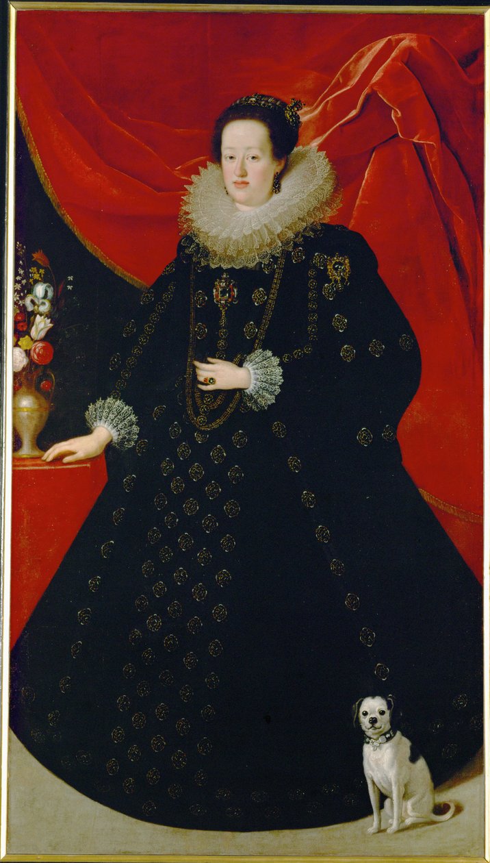 Eleonora Gonzaga, żona cesarza Ferdynanda III ... (obraz na płótnie) autorstwa Justus Sustermans
