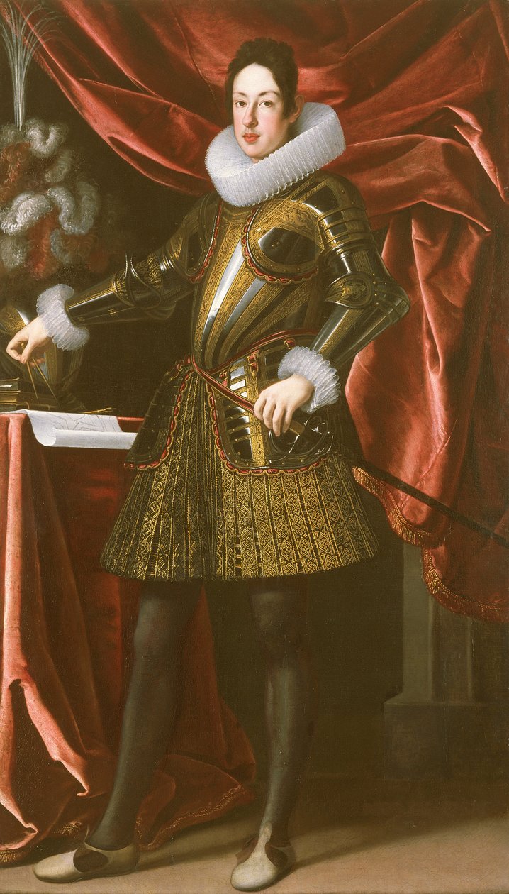 Wielki Książę Ferdynand II Toskański 1610-1670, c1630-1640. autorstwa Justus Sustermans
