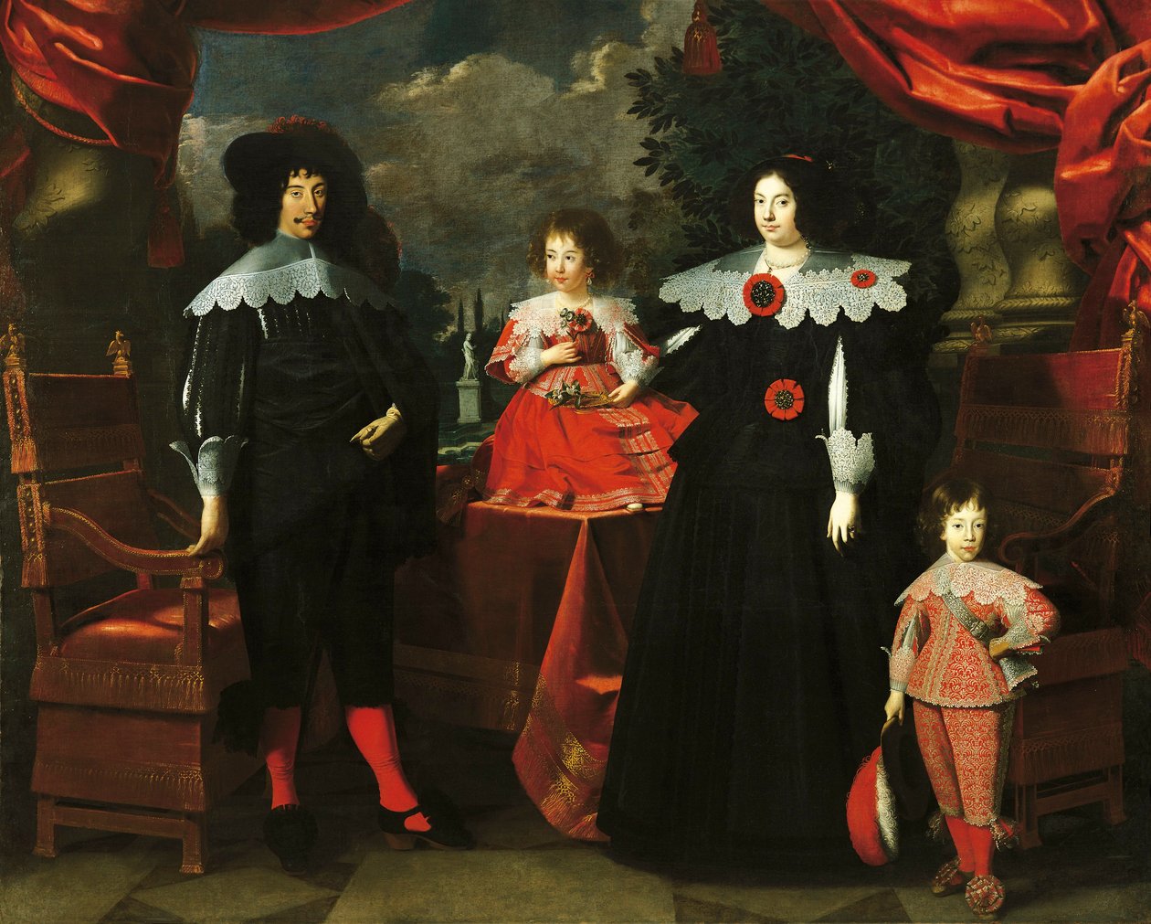 Włochy, Modena, Rodzina Francesco I d