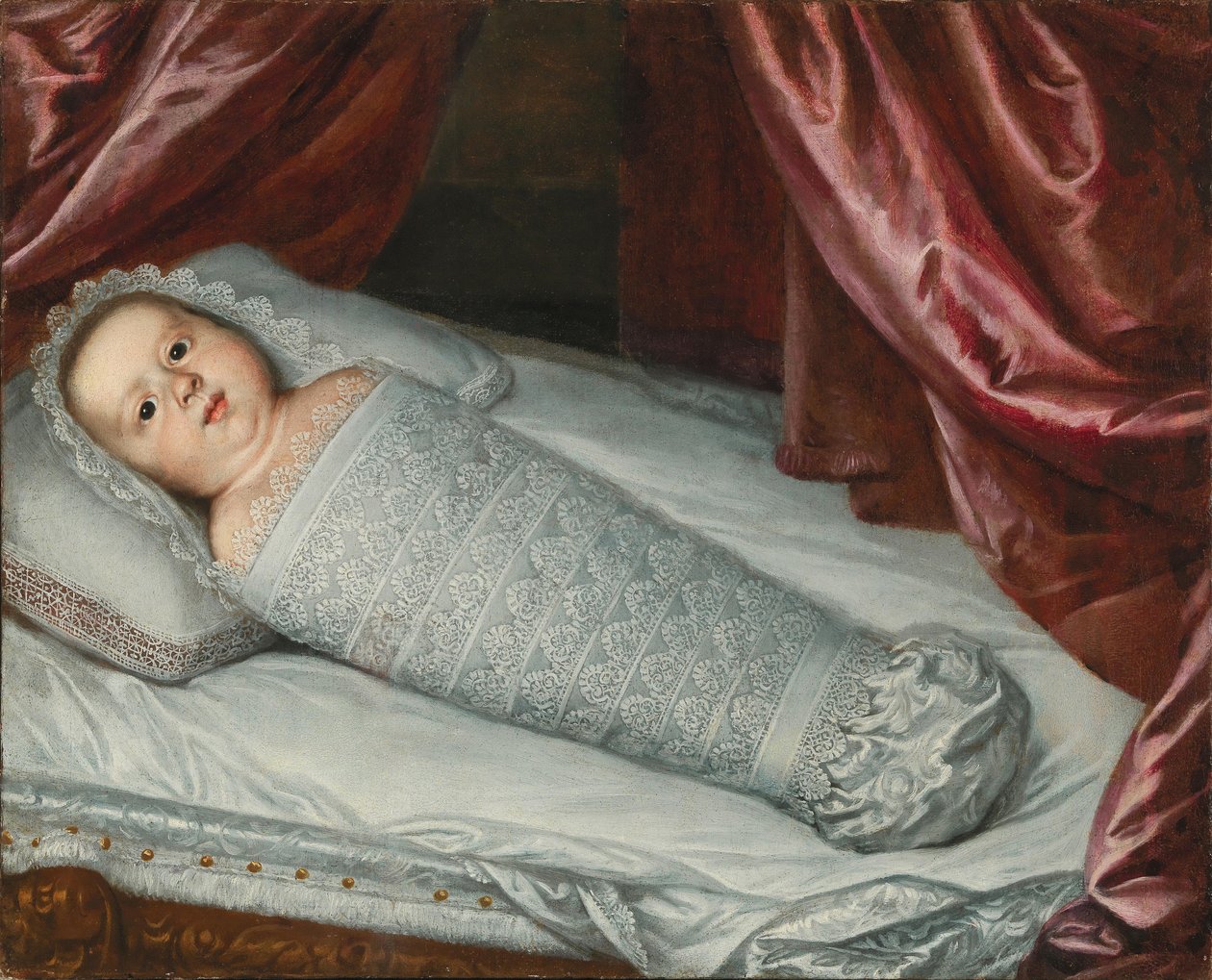 Portret Cosimo III Medyceuszy 1642-1723 jako niemowlę autorstwa Justus Sustermans