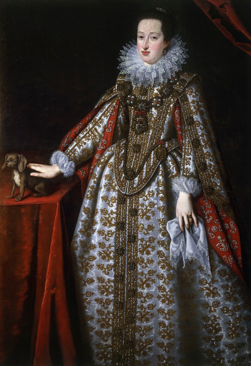 Portret Eleonory Gonzagi (1598-1655) autorstwa Justus Sustermans
