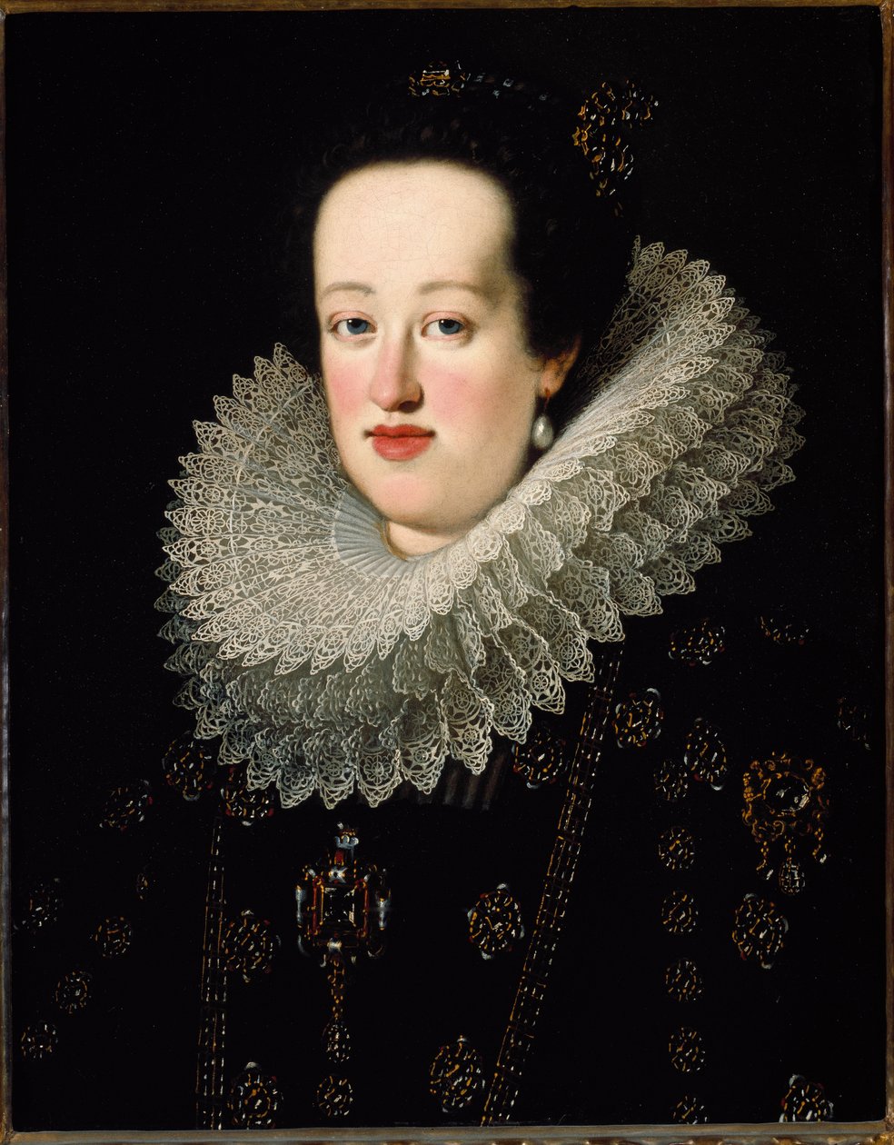 Portret Eleonory Gonzagi, księżniczki Mantui autorstwa Justus Sustermans
