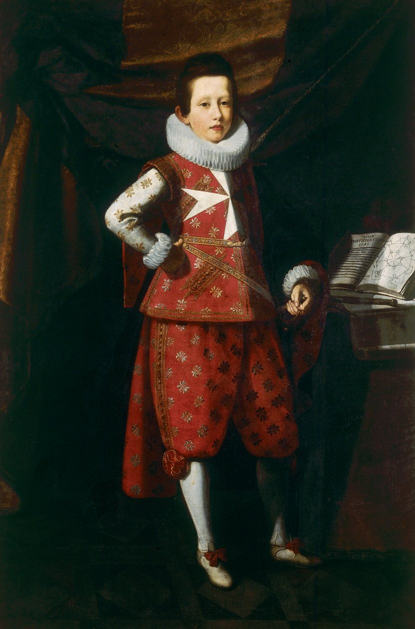 Portret Giovana Carlo de Medici w wieku dziesięciu lat autorstwa Justus Sustermans
