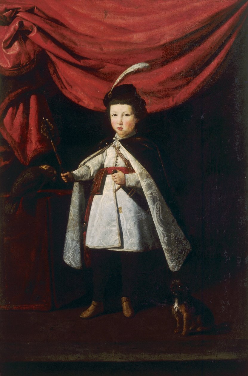 Portret Leopoldo de Medici w wieku czterech lat autorstwa Justus Sustermans