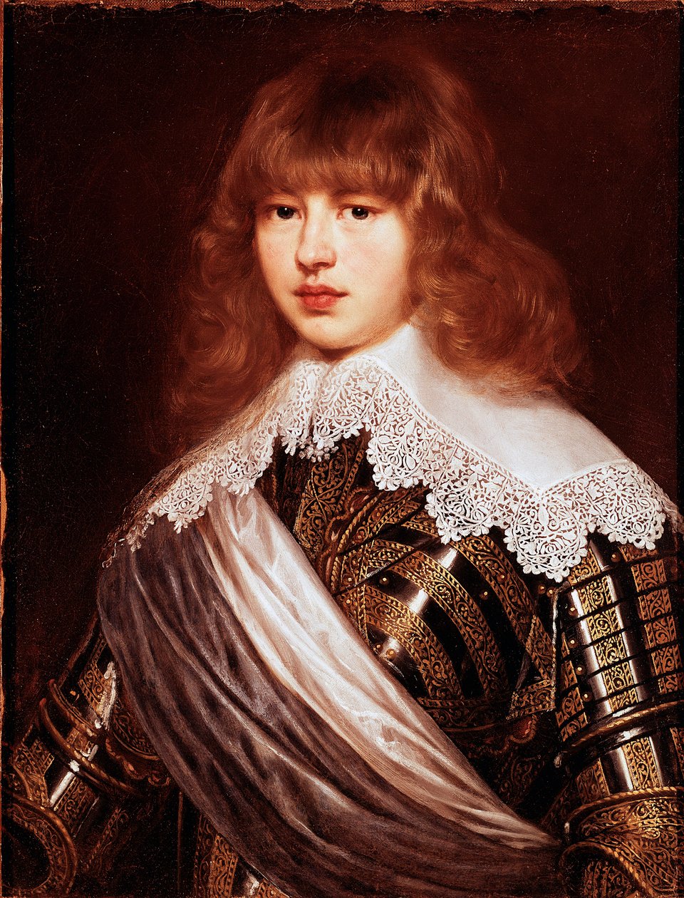 Portret księcia Waldemara Christiana z Danii Obraz Justusa Sustermansa (1597-1681) XVII-wieczny Palazzo Pitti, Florencja autorstwa Justus Sustermans