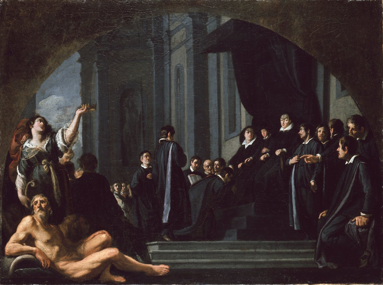 Senatorowie Florencji przysięgli wierność Ferdynandowi II Medyceuszowi, 1621-1626 autorstwa Justus Sustermans