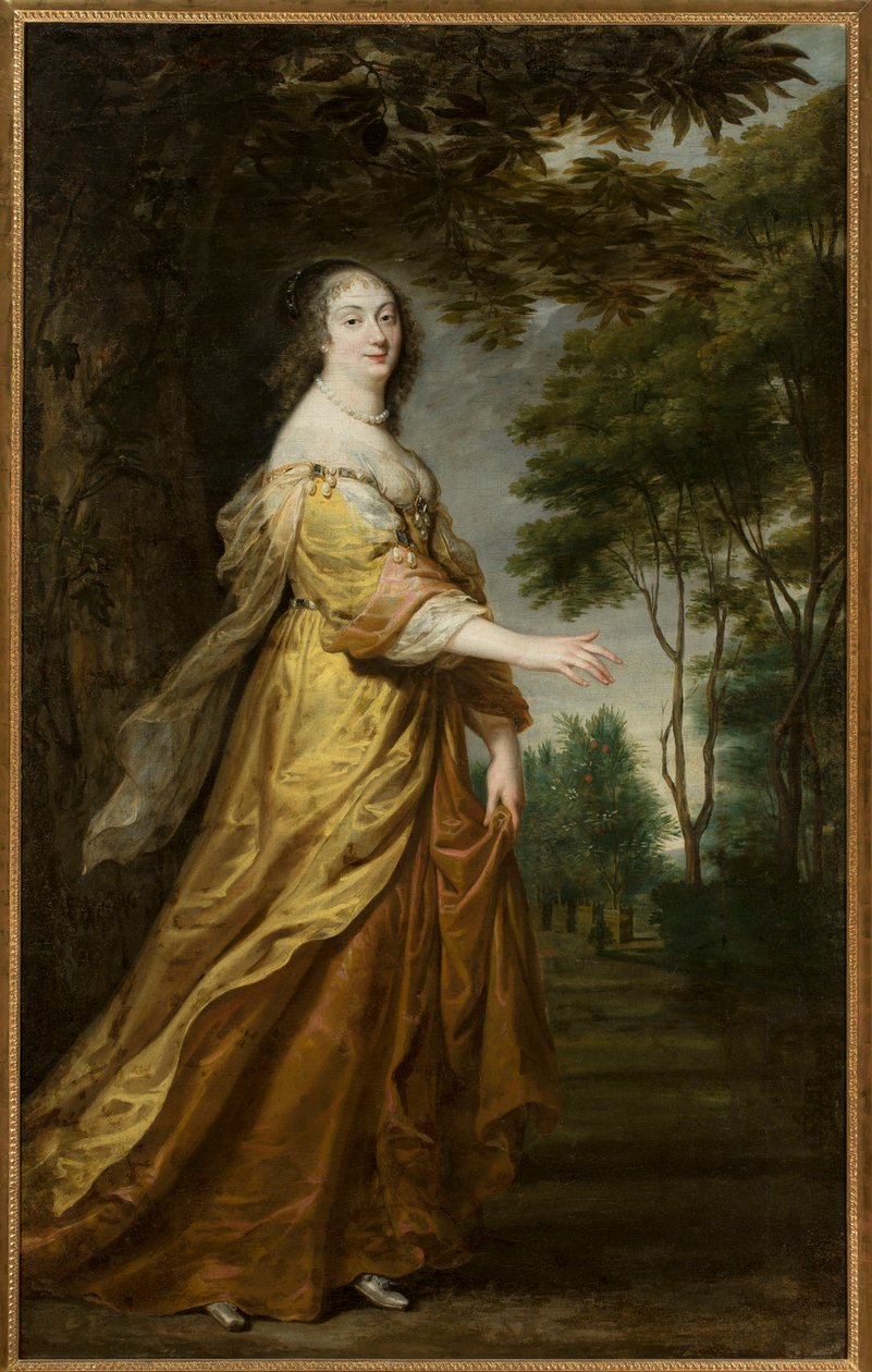 Ludwika Maria de Gonzague Nevers (Marie Louise de Gonzague ou de Mantoue), Królowa Polski - Portret Marii Ludwiki Gonzagi (1611-1667), Królowej Polski, autorstwa Egmont, Justus van (1601-1674) (Justus z Egmont) . olej na płótnie autorstwa Justus van Egmont